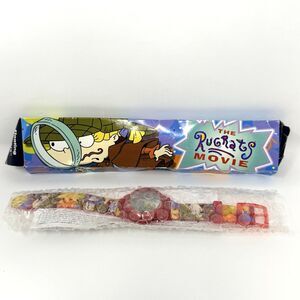 Rugrats 1998 Viacom Burger King Watch Red Case Multicolor New Vintage